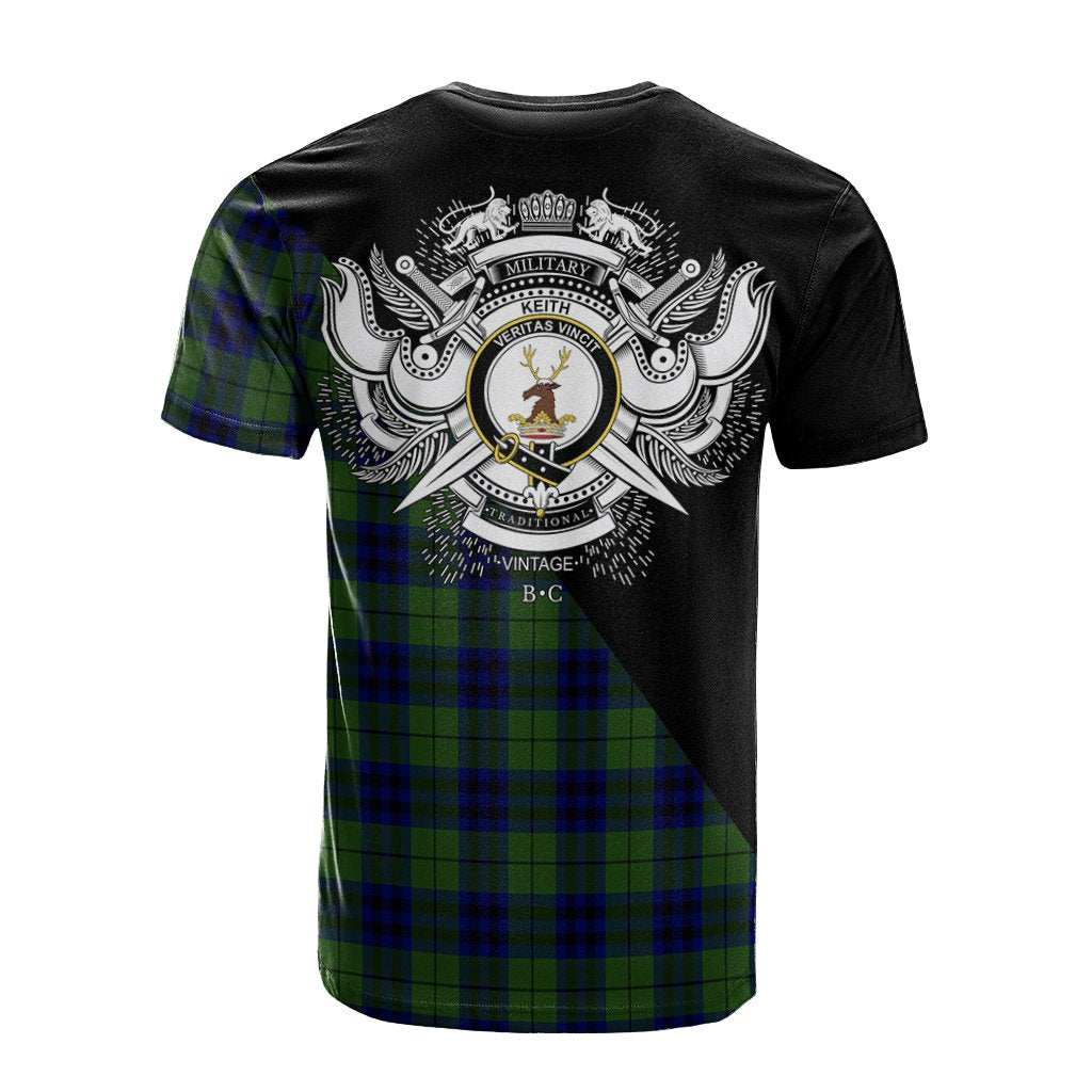 Keith Modern Tartan - Military T-Shirt