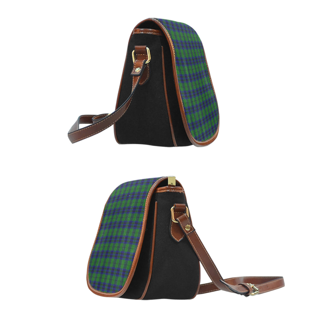 Keith Modern Tartan Saddle Handbags