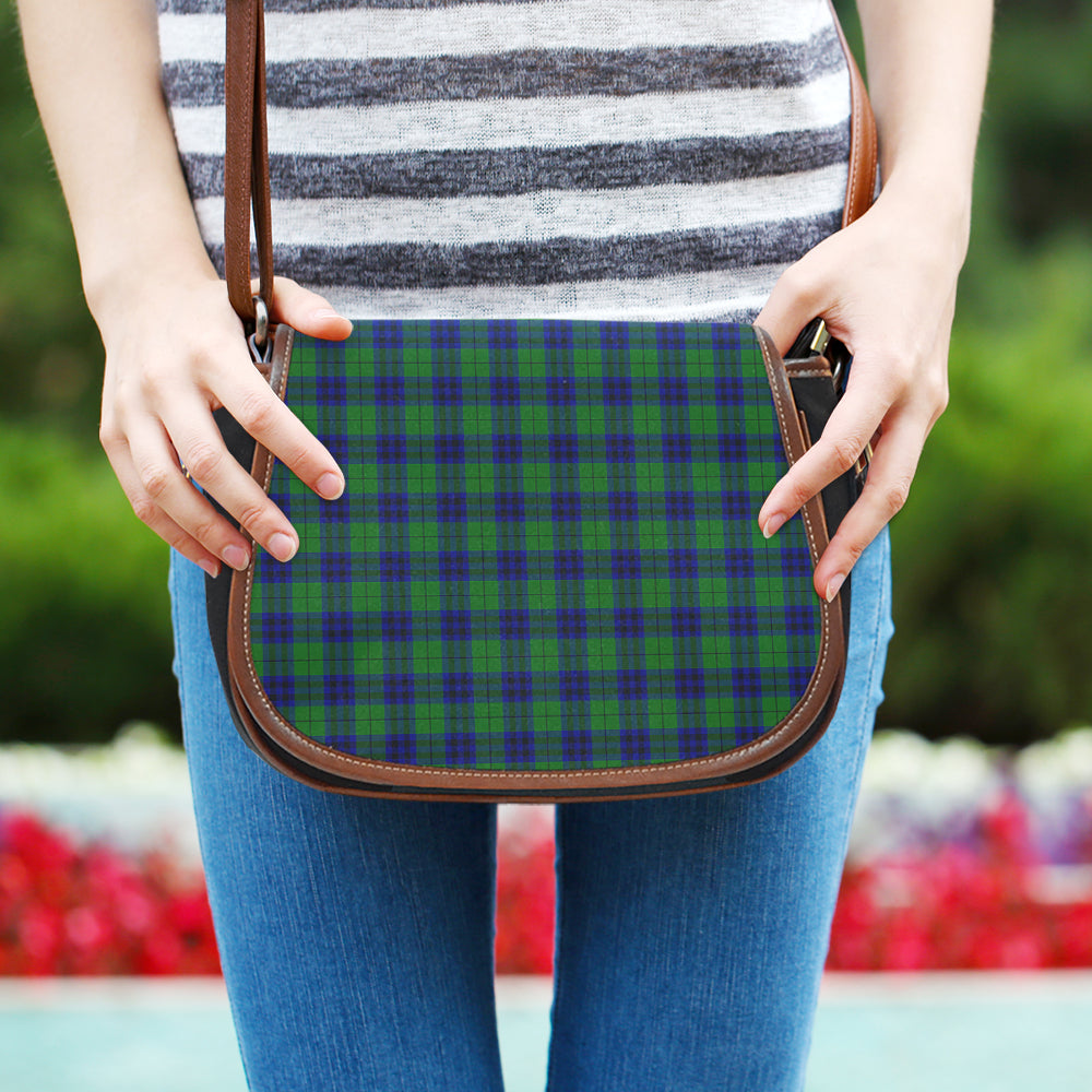 Keith Modern Tartan Saddle Handbags