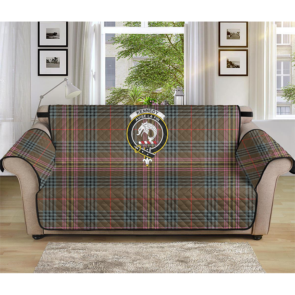 Kennedy Weathered Tartan Crest Sofa Protector