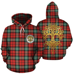 Kerr Ancient Tartan Hoodie - Tree Of Life