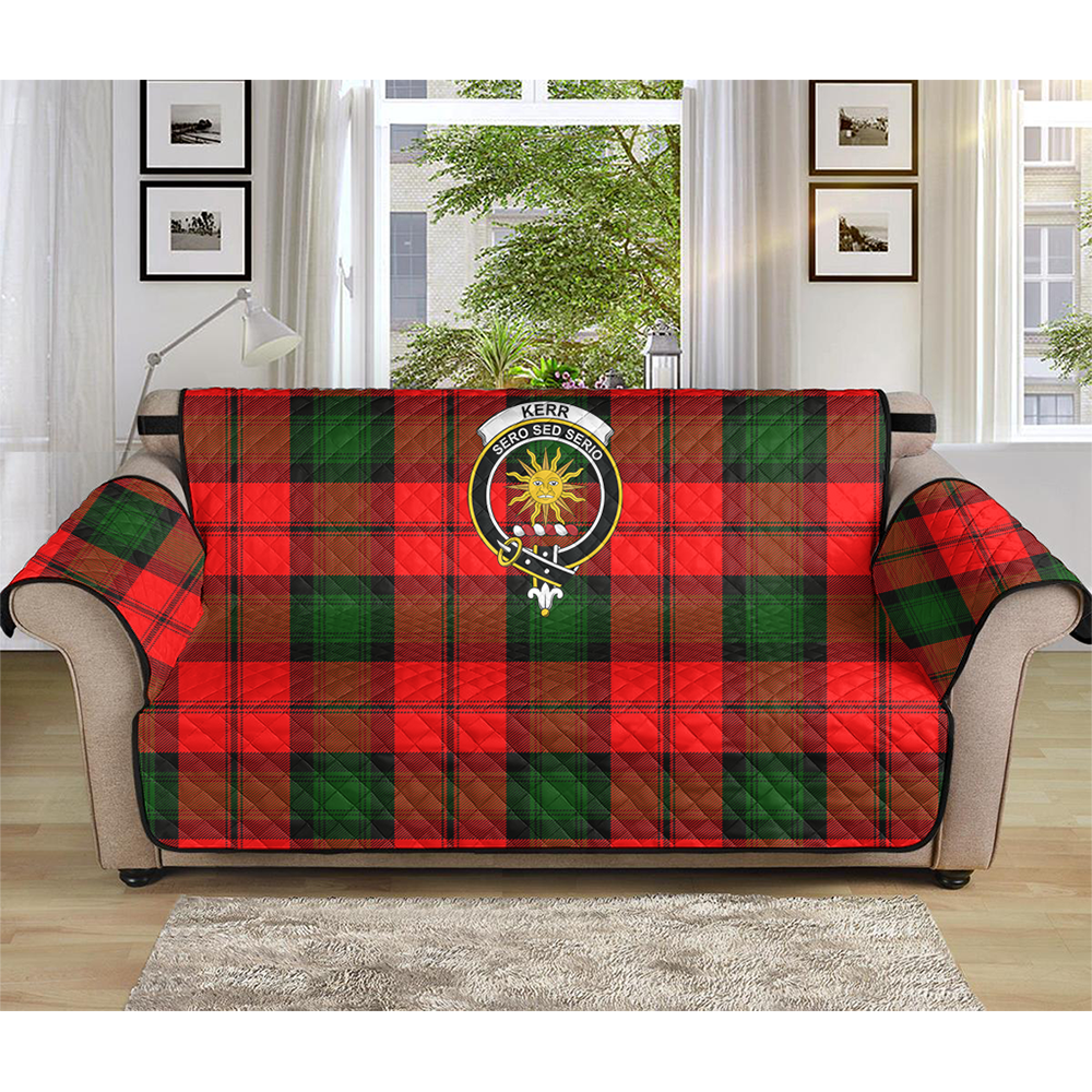 Kerr Modern Tartan Crest Sofa Protector