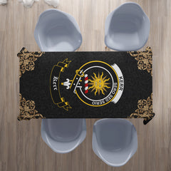 Kerr Crest Tablecloth - Black Style