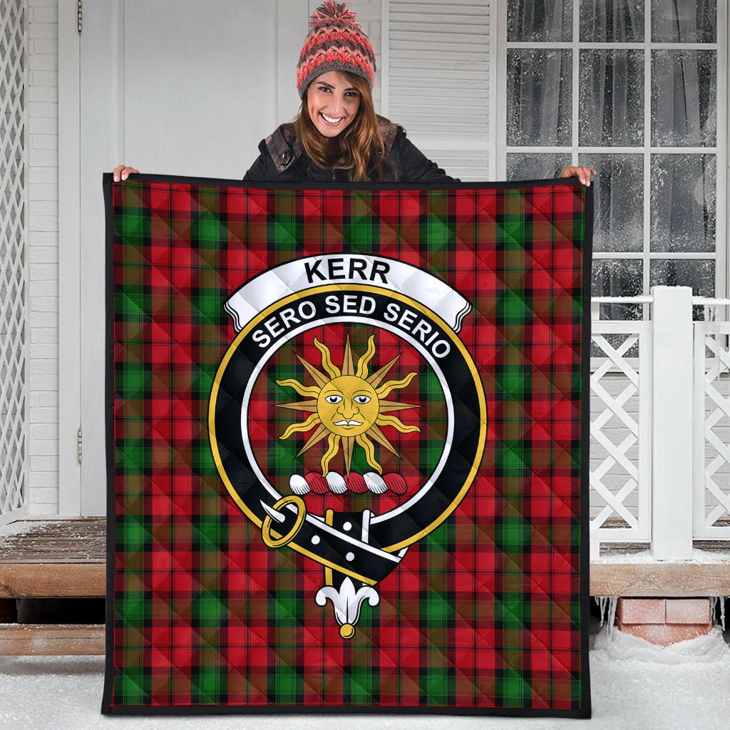 Kerr Tartan Crest Quilt