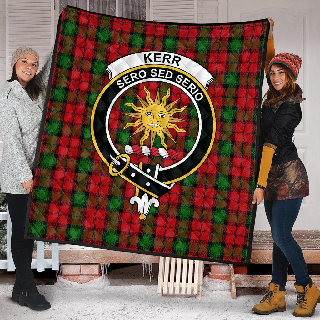 Kerr Tartan Crest Quilt