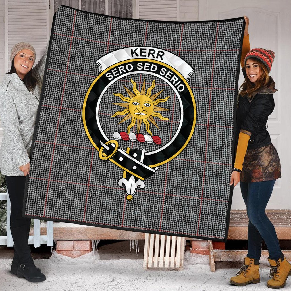 Kerr Shepherd Tartan Crest Quilt