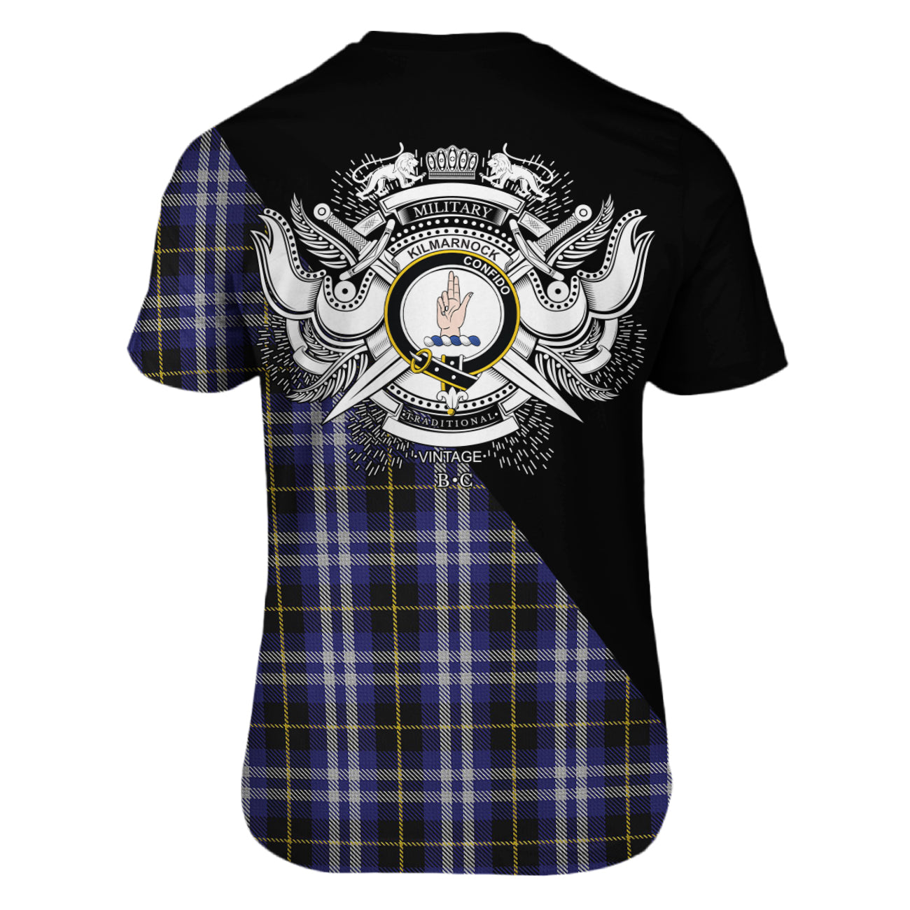 Kilmarnock Old Tartan - Military T-Shirt