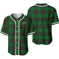 Kinloch Tartan Unisex Baseball Jersey