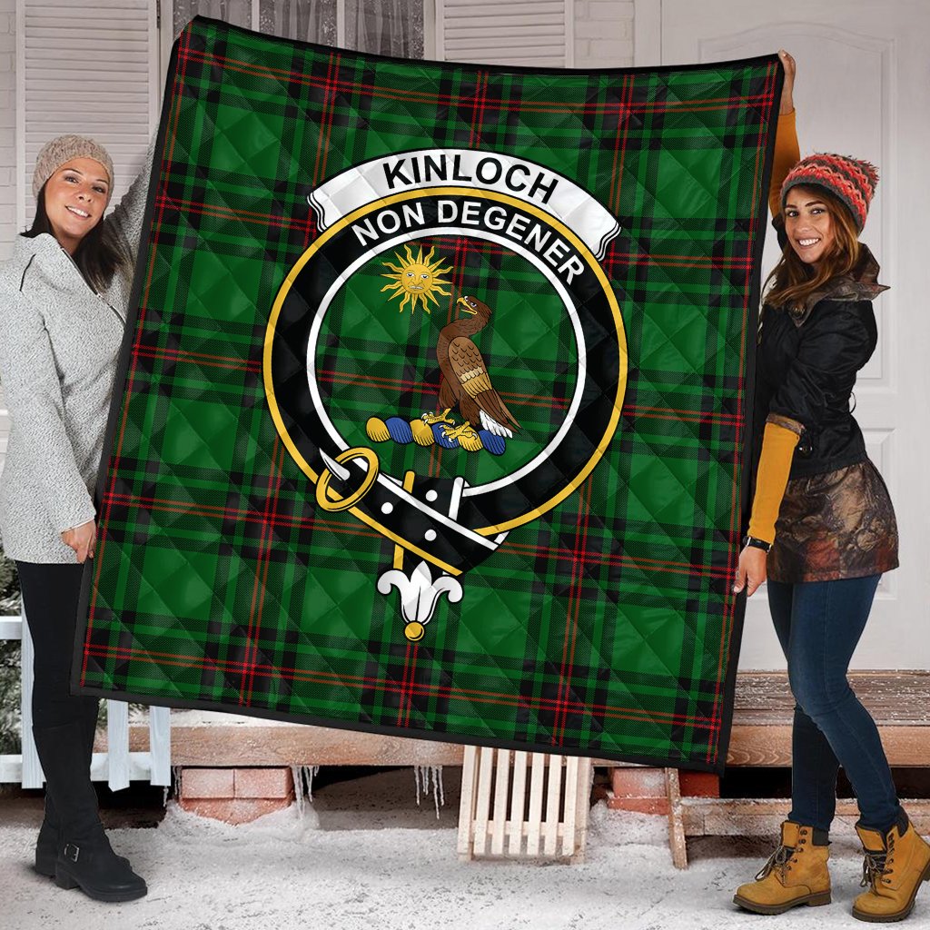 Kinloch Tartan Crest Quilt