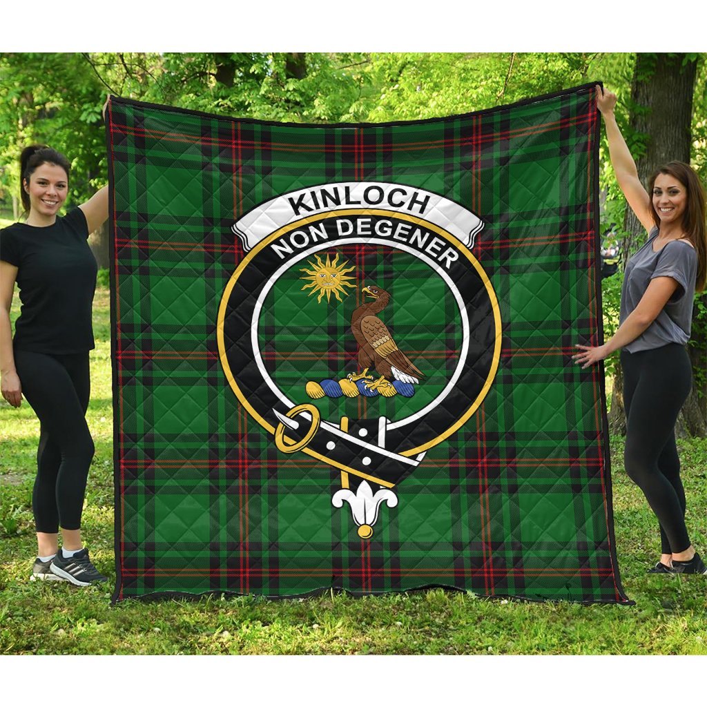 Kinloch Tartan Crest Quilt