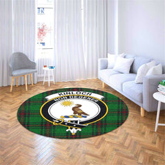 Kinloch Tartan Crest Round Rug