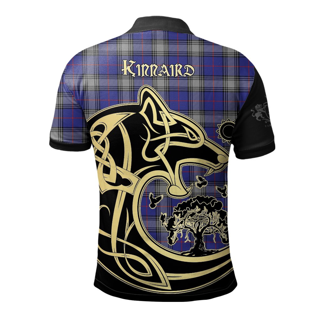 Kinnaird Tartan Polo Shirt Viking Wolf