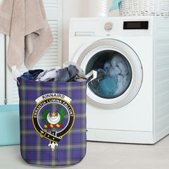 Kinnaird Tartan Crest Laundry Basket