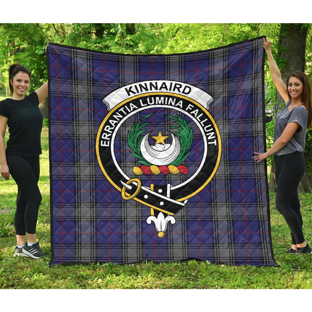 Kinnaird Tartan Crest Quilt