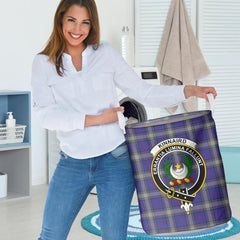 Kinnaird Tartan Crest Laundry Basket