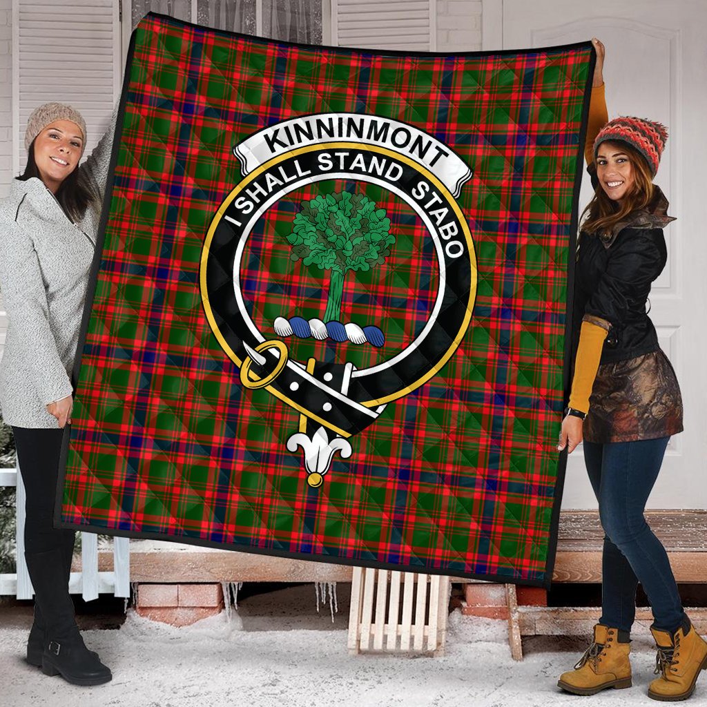 Kinninmont Tartan Crest Quilt