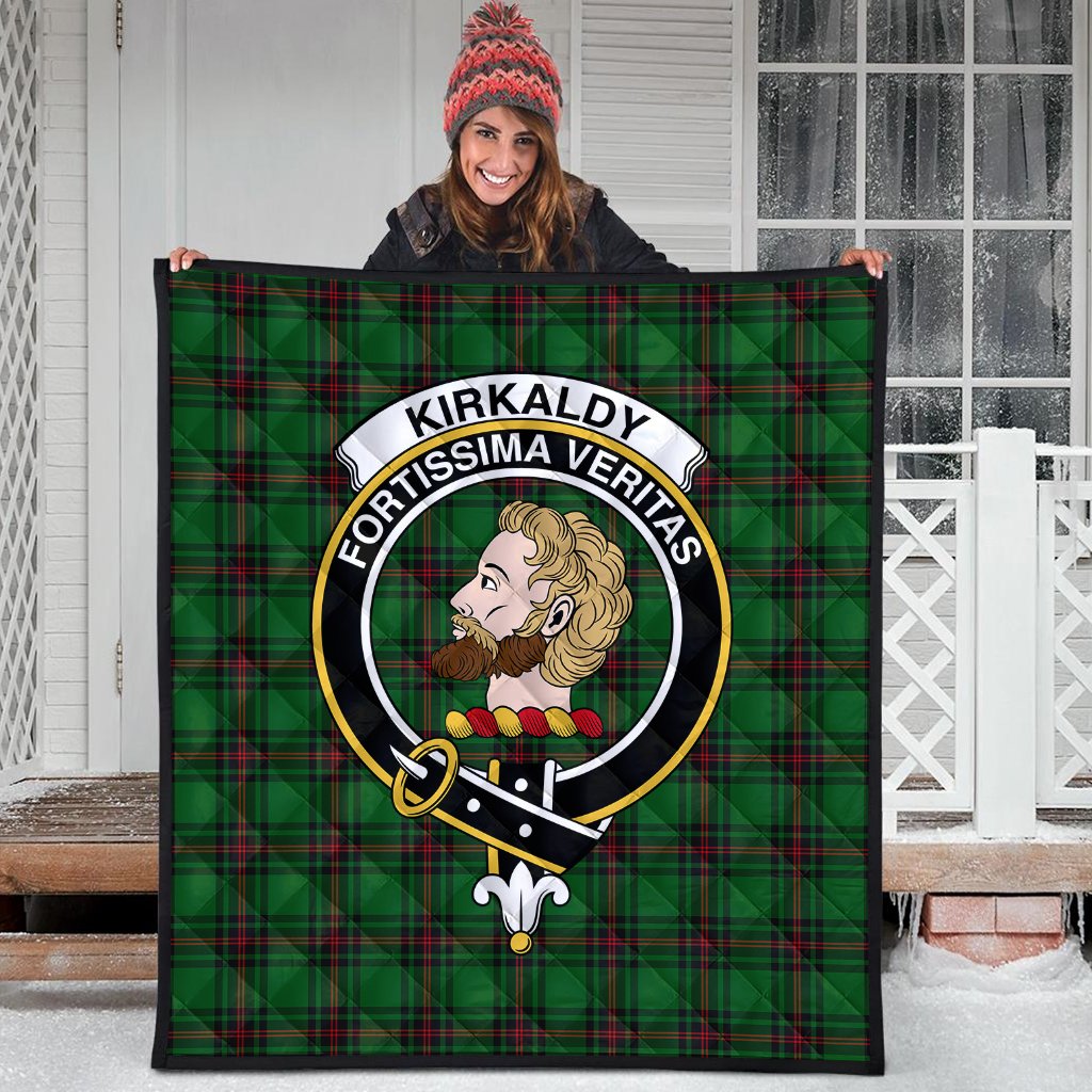 Kirkcaldy Tartan Crest Quilt