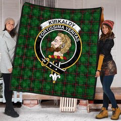 Kirkcaldy Tartan Crest Quilt