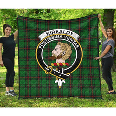 Kirkcaldy Tartan Crest Quilt