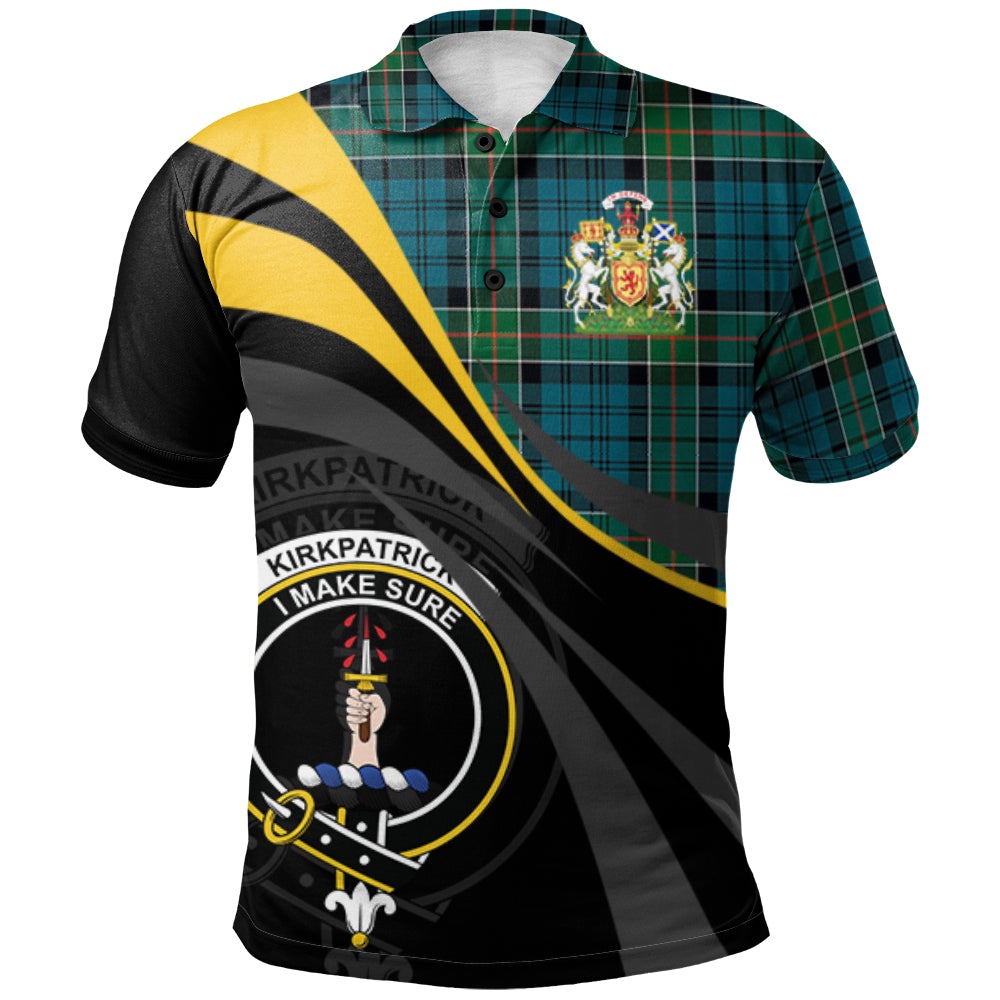 Kirkpatrick Tartan Polo Shirt - Royal Coat Of Arms Style