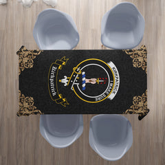 Kirkpatrick Crest Tablecloth - Black Style
