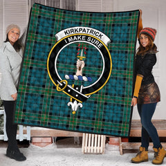 Kirkpatrick Tartan Crest Quilt