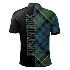 Kirkpatrick Tartan Polo Shirt Half of Me - Cross Style