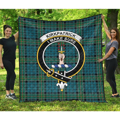 Kirkpatrick Tartan Crest Quilt