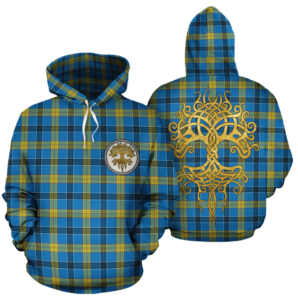 Laing Tartan Hoodie - Tree Of Life