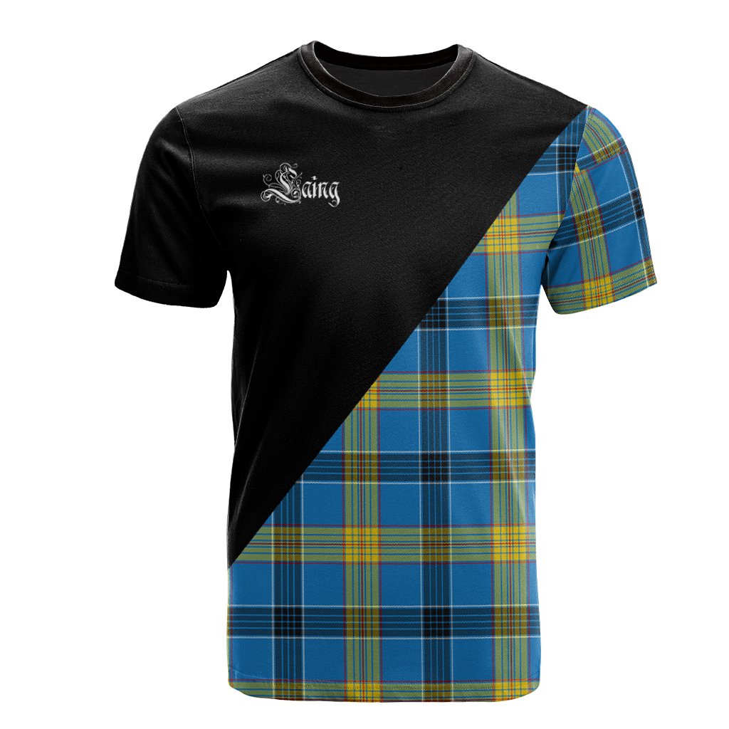 Laing Tartan - Military T-Shirt