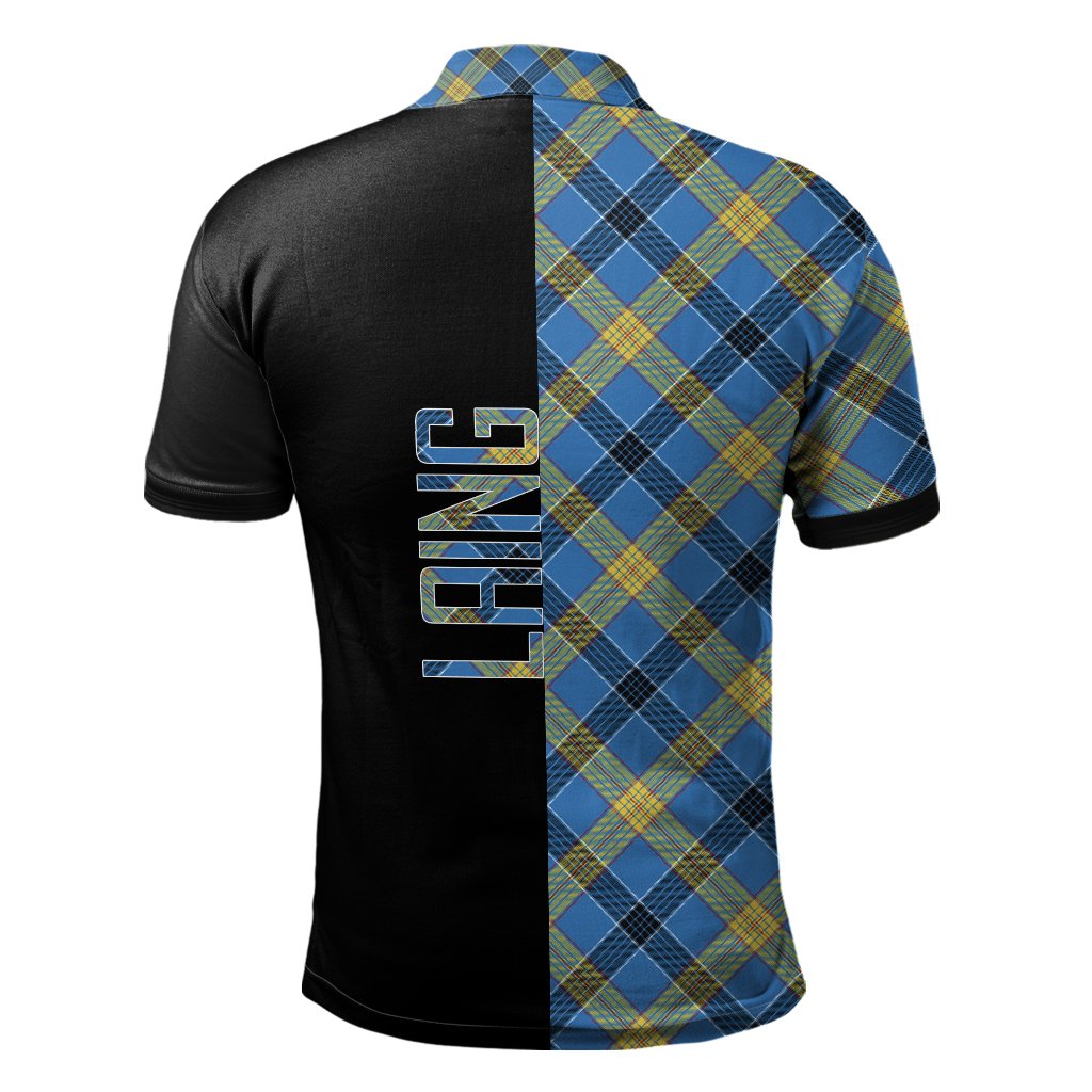 Laing Tartan Polo Shirt Half of Me - Cross Style