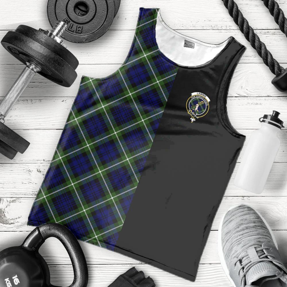 Lammie Tartan Crest Men's Tank Top - Cross Style