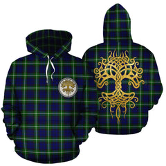 Lamont Modern Tartan Hoodie - Tree Of Life