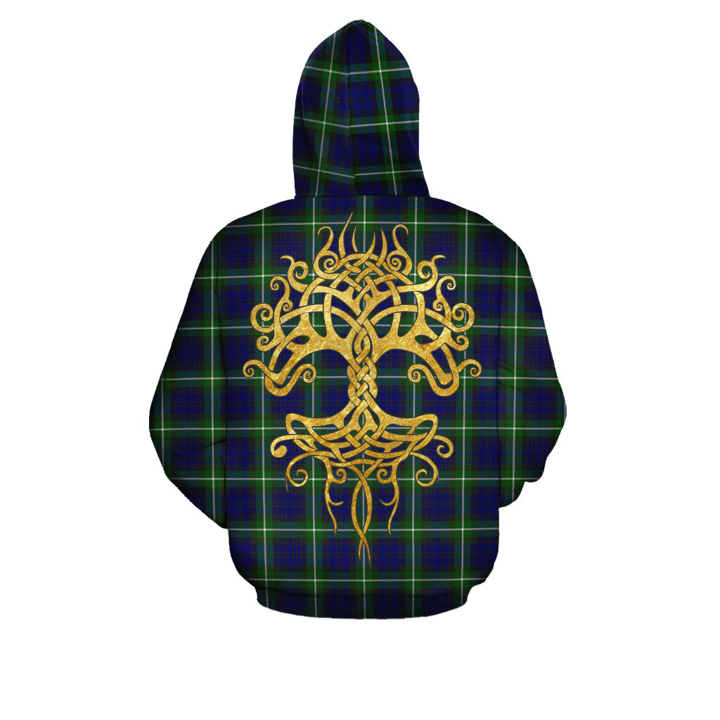 Lamont Modern Tartan Hoodie - Tree Of Life