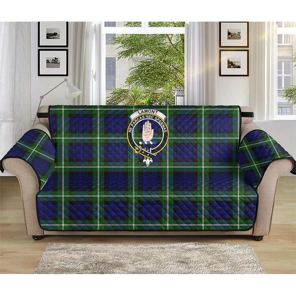 Lamont Modern Tartan Crest Sofa Protector