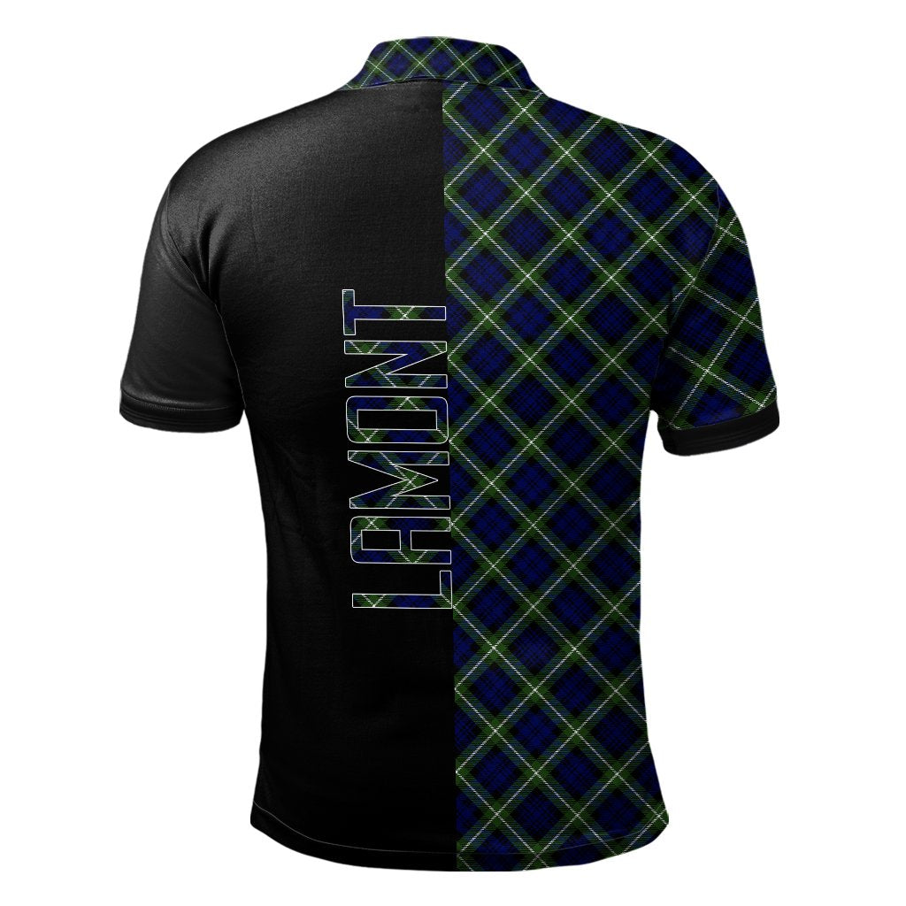 Lamont Modern Tartan Polo Shirt Half of Me - Cross Style