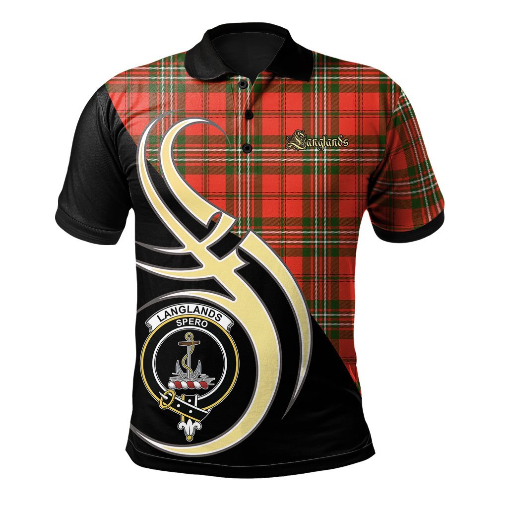 Langlands Tartan Polo Shirt - Believe In Me Style