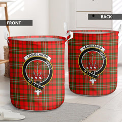 Langlands Tartan Crest Laundry Basket