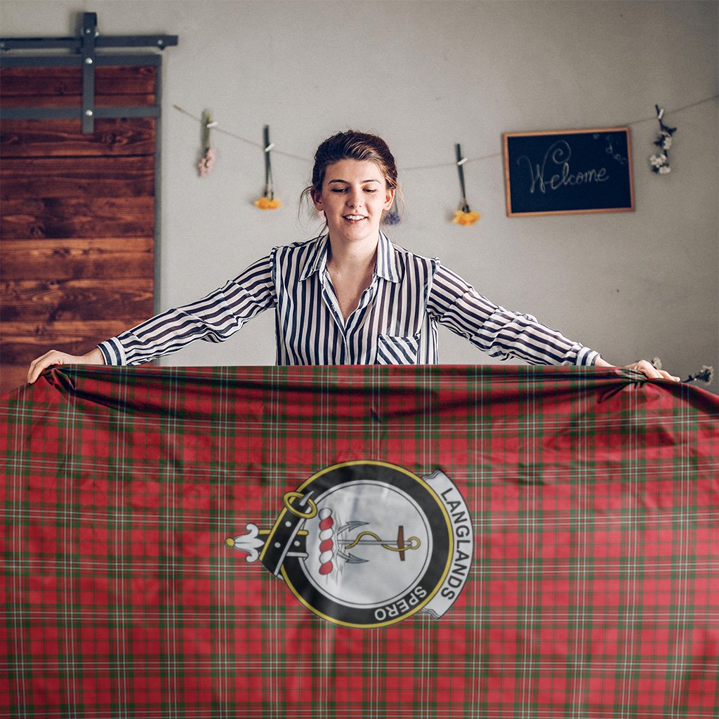 Langlands Tartan Crest Tablecloth