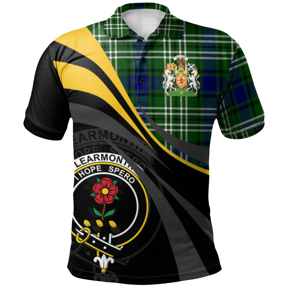 Learmonth Tartan Polo Shirt - Royal Coat Of Arms Style