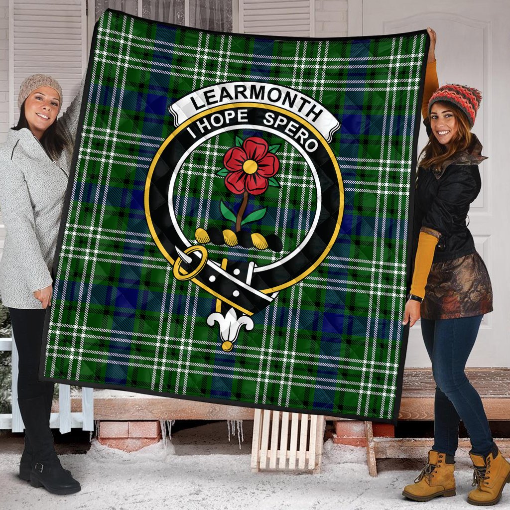 Learmonth Tartan Crest Quilt