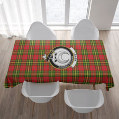 Leask Tartan Crest Tablecloth
