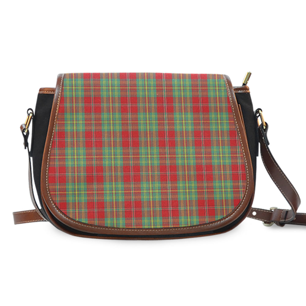 Leask Tartan Saddle Handbags