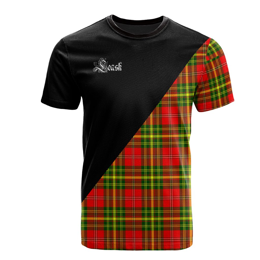 Leask Tartan - Military T-Shirt