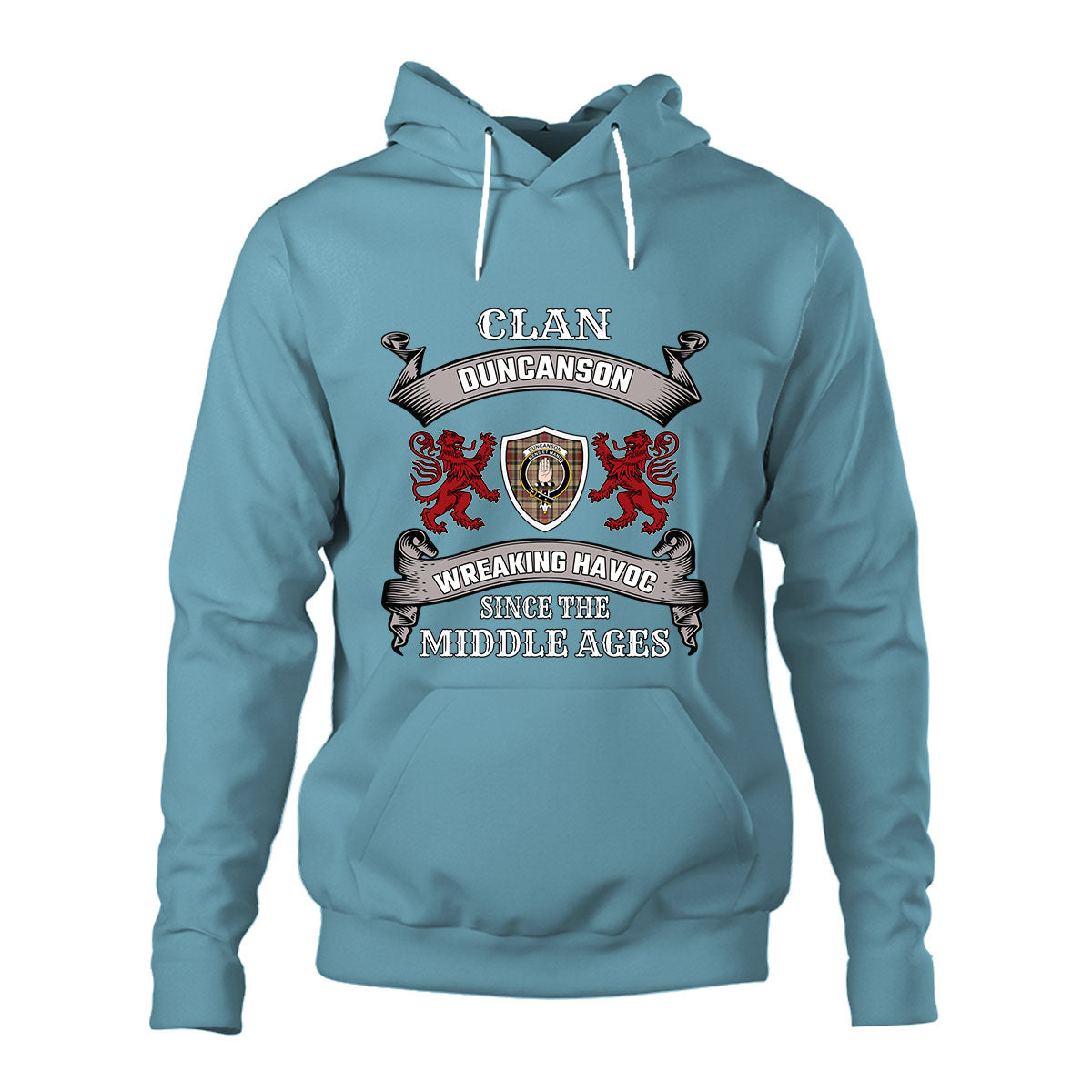 Duncanson Family Tartan - 2D Unisex Hoodie