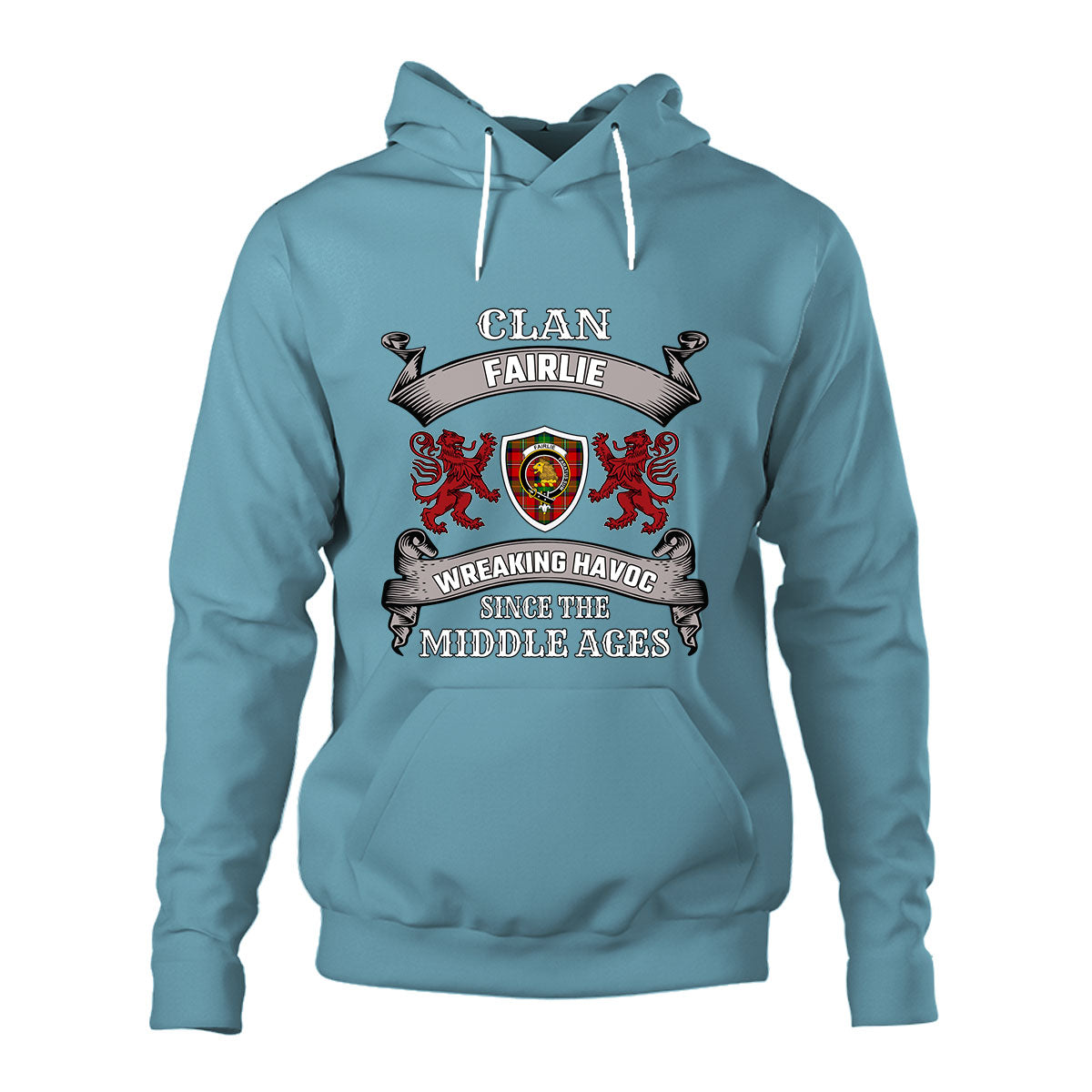 Fairlie Family Tartan - 2D Unisex Hoodie