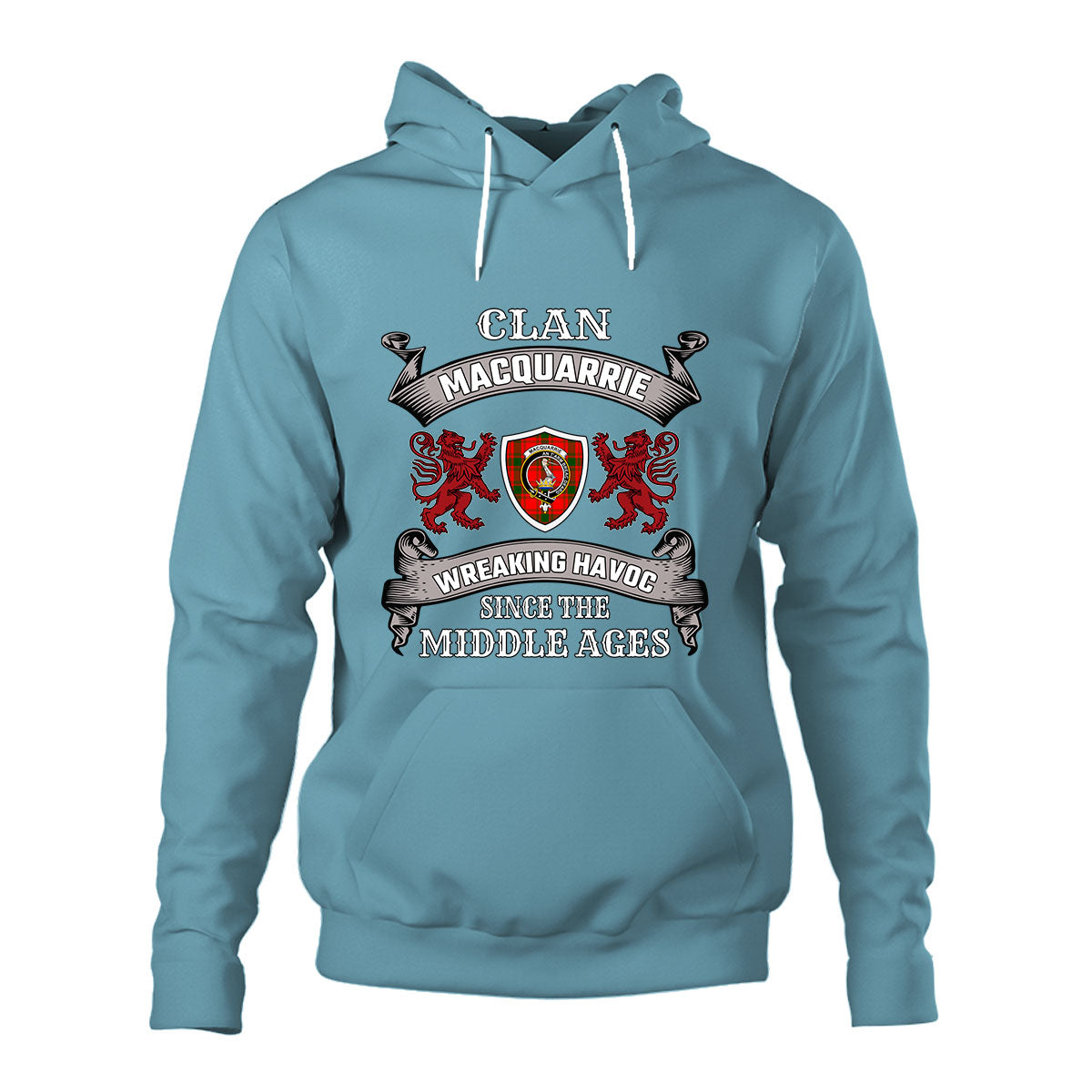 MacQuarrie Family Tartan - 2D Unisex Hoodie