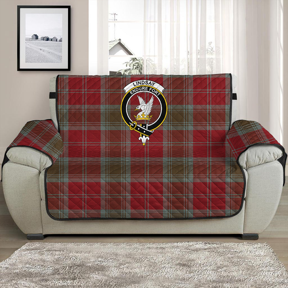 Lindsay Weathered Tartan Crest Sofa Protector