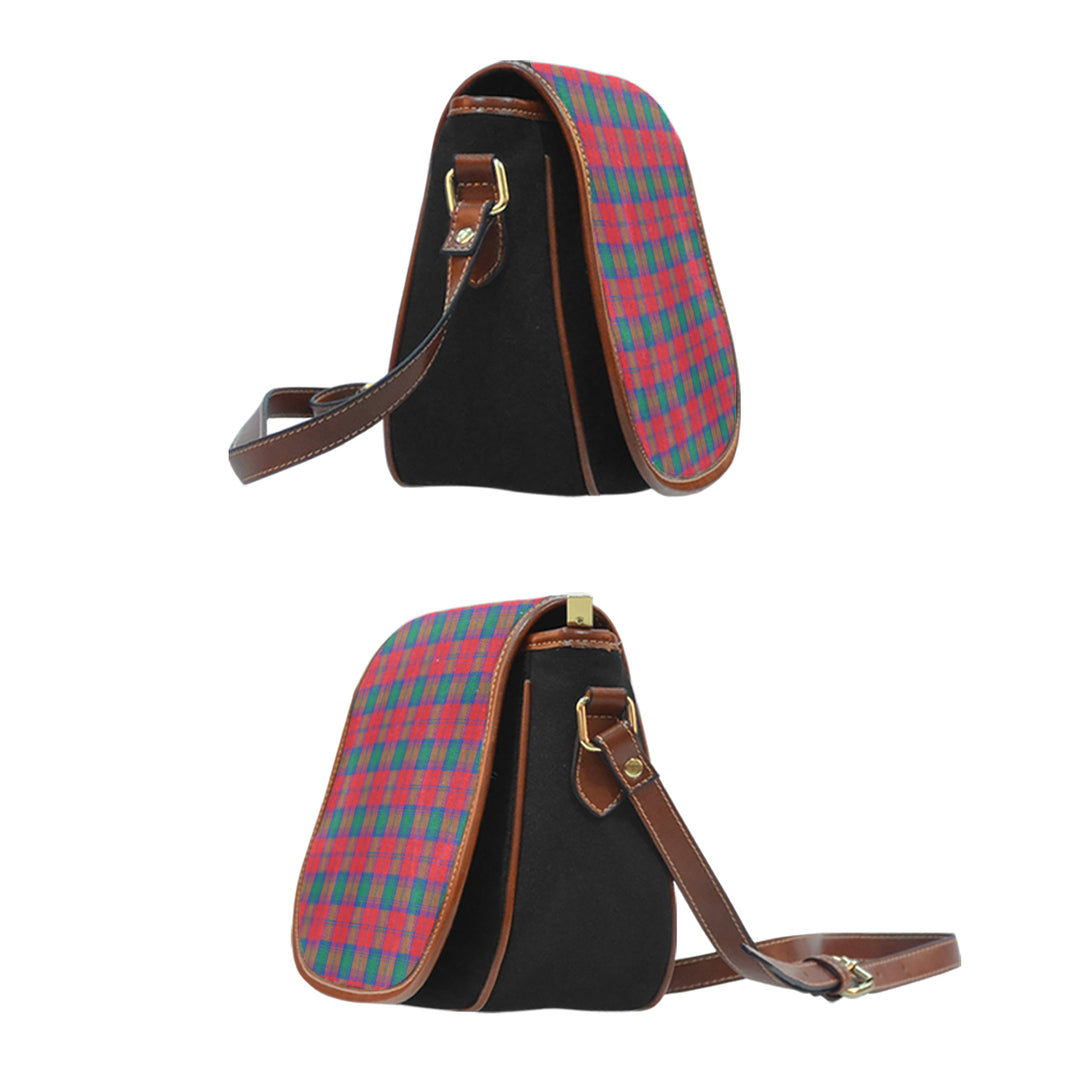 Lindsay Modern Tartan Saddle Handbags