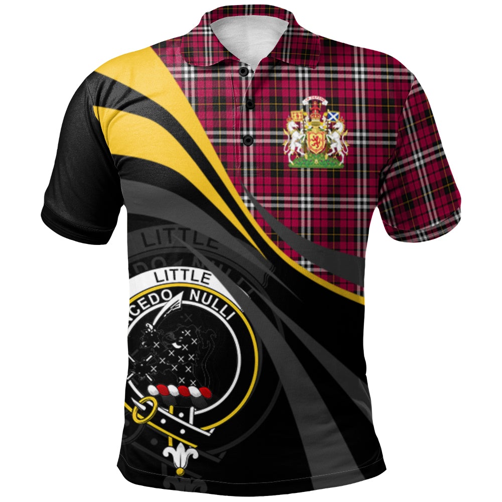 Little Tartan Polo Shirt - Royal Coat Of Arms Style